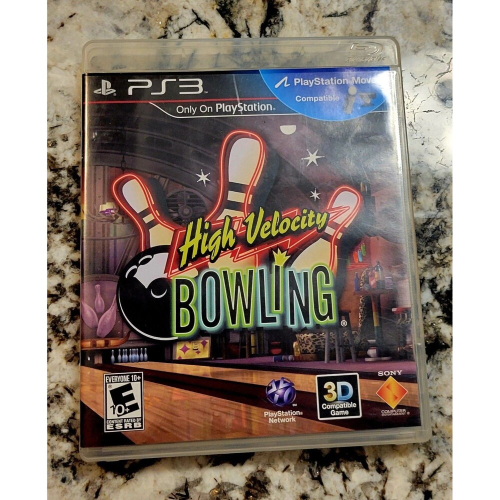 SONY PLAYSTATION 3 (PS3) HIGH VELOCITY BOWLING/ CIB/ MANUAL/ TESTED/ FAST SHIPP